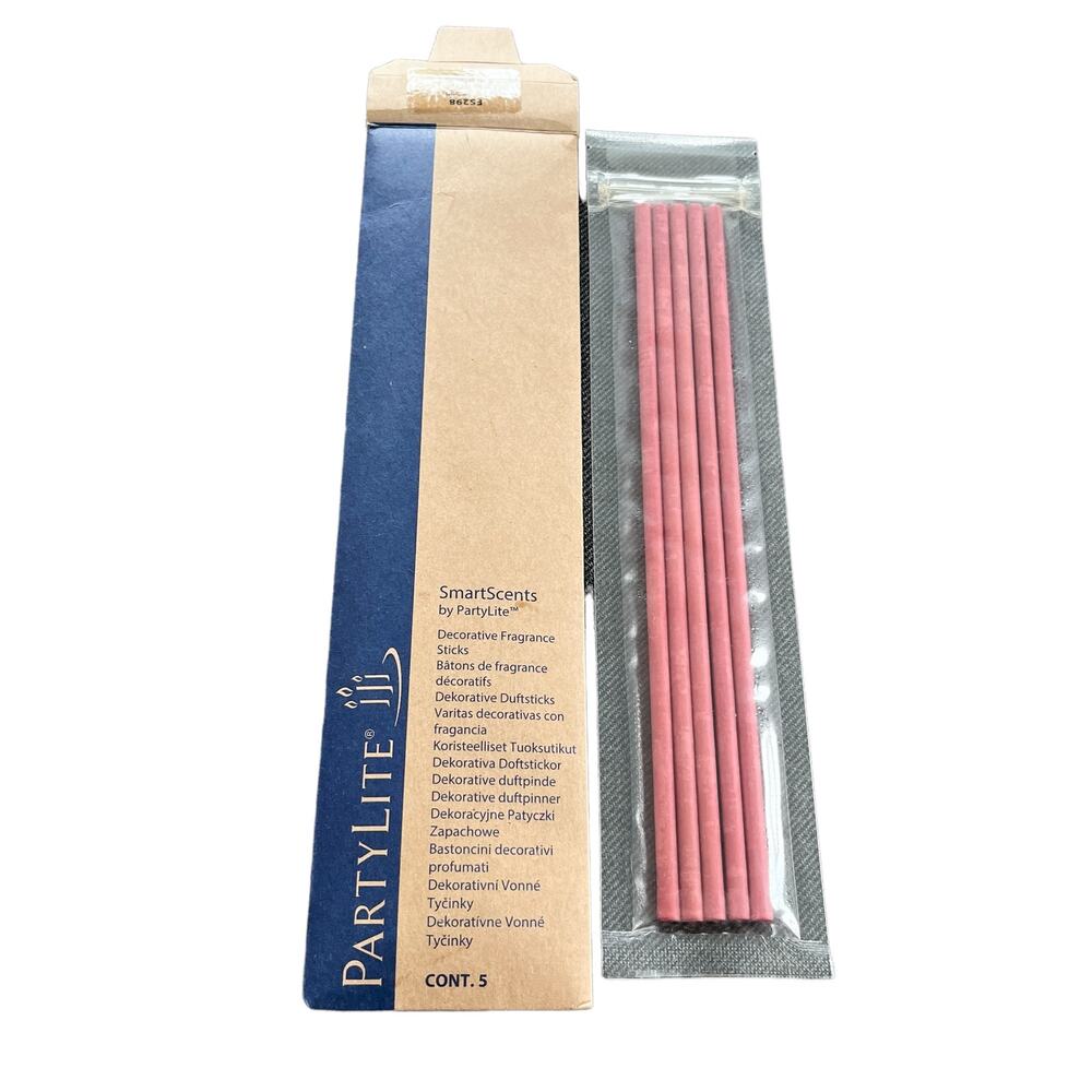 Partylite Smart Scents 5 Decorative Fragrance Sticks Rosewood Retired New